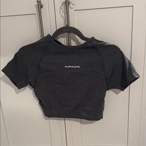 Alphalete Dark Gray Crop Top